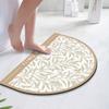 Nordic Wind Washroom Bathroom Slip-resistant Cushion Toilet Soft Diatom Mud Mat Can Be Hand-washed Moisture-wicking Easy To Dry Foot Mat