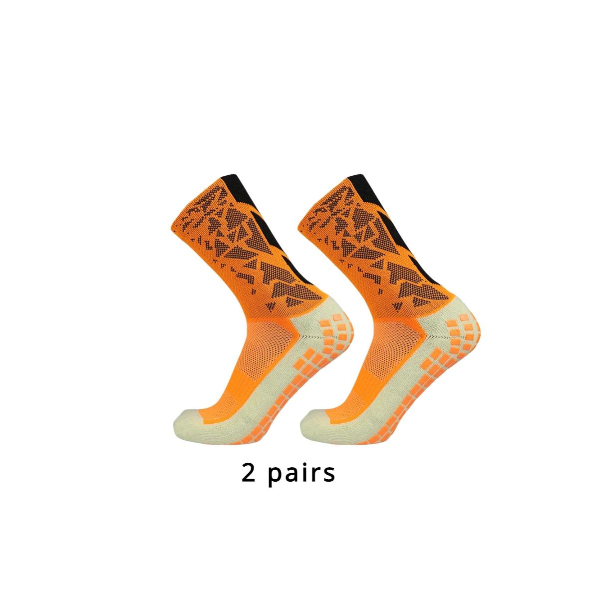 

2 Two-Piece Collections Professional Unisex Camouflage Arrow Soccer Socks Breathable Athletics Silicone Anti Slip Grip Footb Practical Use