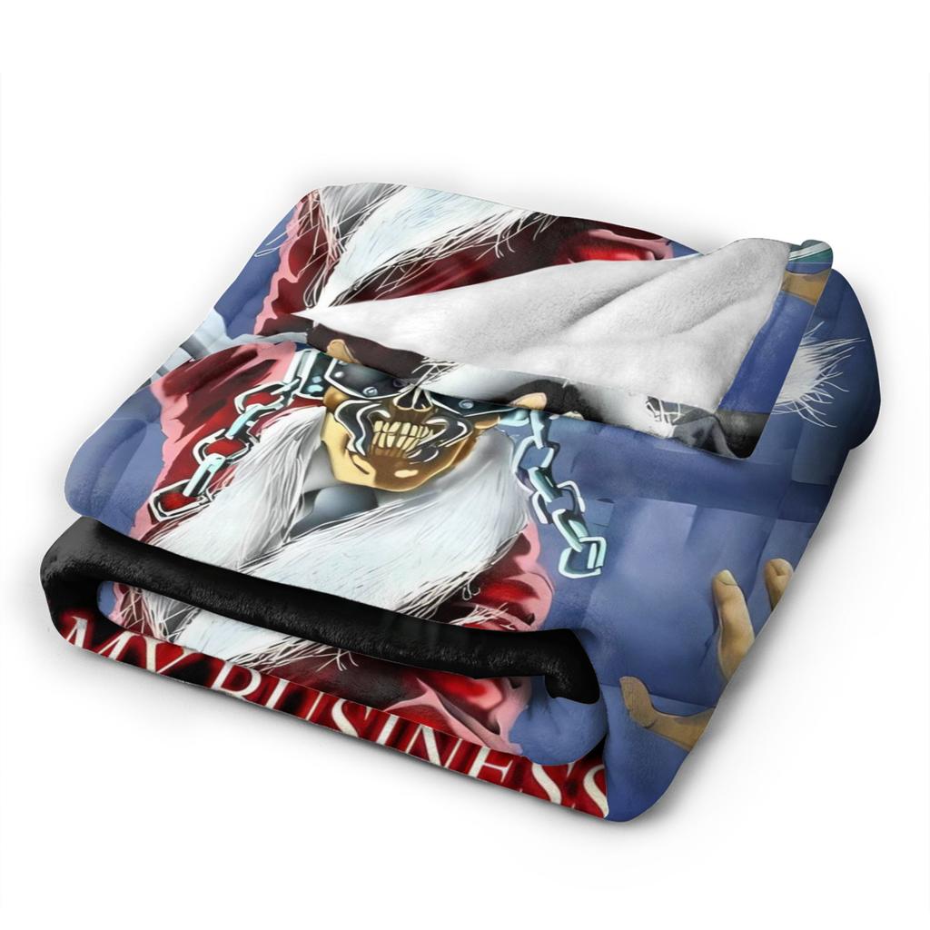 Megadeths Band Art Warm Soft Blanket  Kids Adult Plush Bedding Throws Street Trend Couch Bed Flannel Bedspread Sofa Bed Cover