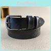 Leather Elegant Genuine Belt Women Alloy Pin Buckle Suitable Outfits Casual