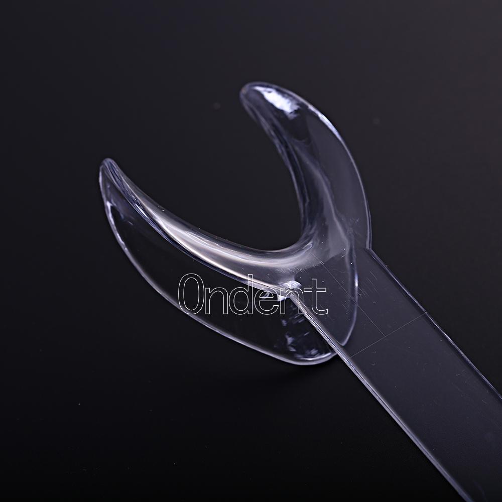 Dental Lip Retractor Intraoral Cheek Øvre Underleppe Retractor Dobbelthode Gjennomsiktig Stor/liten