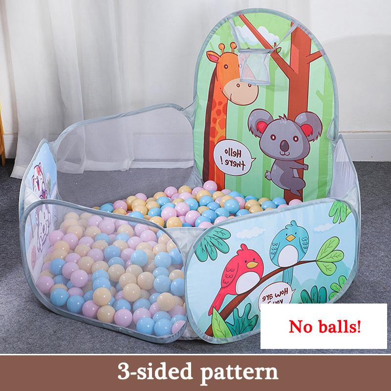 1.2M Ball Pool with Basket Children Toy Indoor Ocean Ball Pit Playpen Tent Outdoor Toys for Children Ballenbak Dropshipping