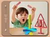 Akiki Creative Educational Building Blocks Set for Kids - Rice Hole Sticks for Stacking and Construction Play