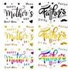 Fathers Day Balloon Stickers Wall Stickers Party Supplies DIY Balloon Stickers for Mothers Day Birthday Home Decorations