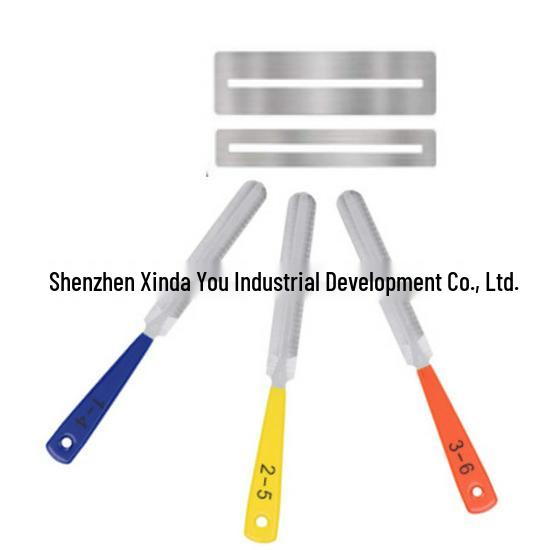 

5-in-1 Guitar Polishing Kit: Yellow, Blue, Orange Files & Pads 5-in-1 Tricolor Sanding File Set with Pick