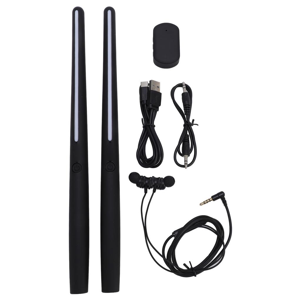 Electric Air Drum Set Multiple Modes Space Saving Educational Virtual Air Drum Set with Earphones