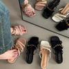 Fashion Block Heel Sandals and Slippers for Women in Summer 2025 New Versatile and Comfortable Bohemian Roma Shoes