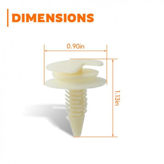 30 st dörrpanelklämmor passar för Chevy Pontiac Buick Oldsmobile Cadillac GM Ny