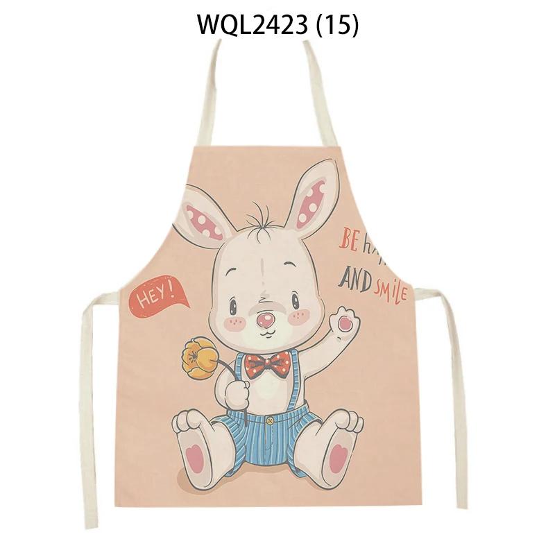 Animal Elephant Monkey Kitchen Aprons Linen Aprons Home Cooking Baking Accessories Aprons Kitchen Accessories Delantal Cocina