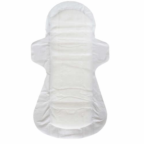NaturaMoon Sanitary Napkins, Heavy Flow Nighttime Use (with Wings), 10 Count X 4 Packs, Non-Polymer Disposable Cloth Pads