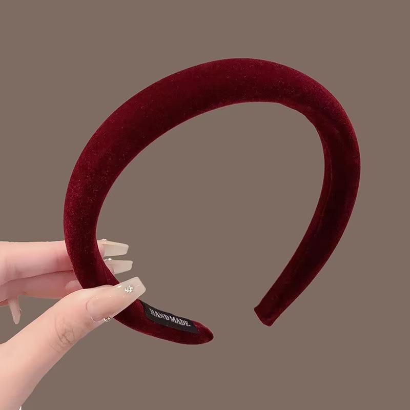 Eenvoudige Fluwelen Haarbanden Hoofdband Dames Meisjes Scrunchie Haar Hoepel Banden Accessoires Hoofdtooi Hoofddeksel Ornament