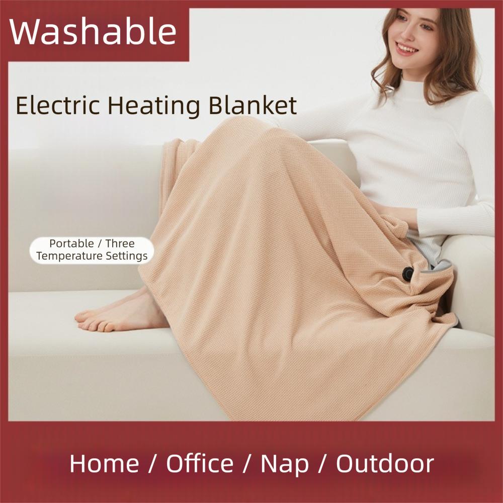 Wearable USB Electric Heated Blanket 3 Heating Levels Leg Cover Heating Lap Blanket Office