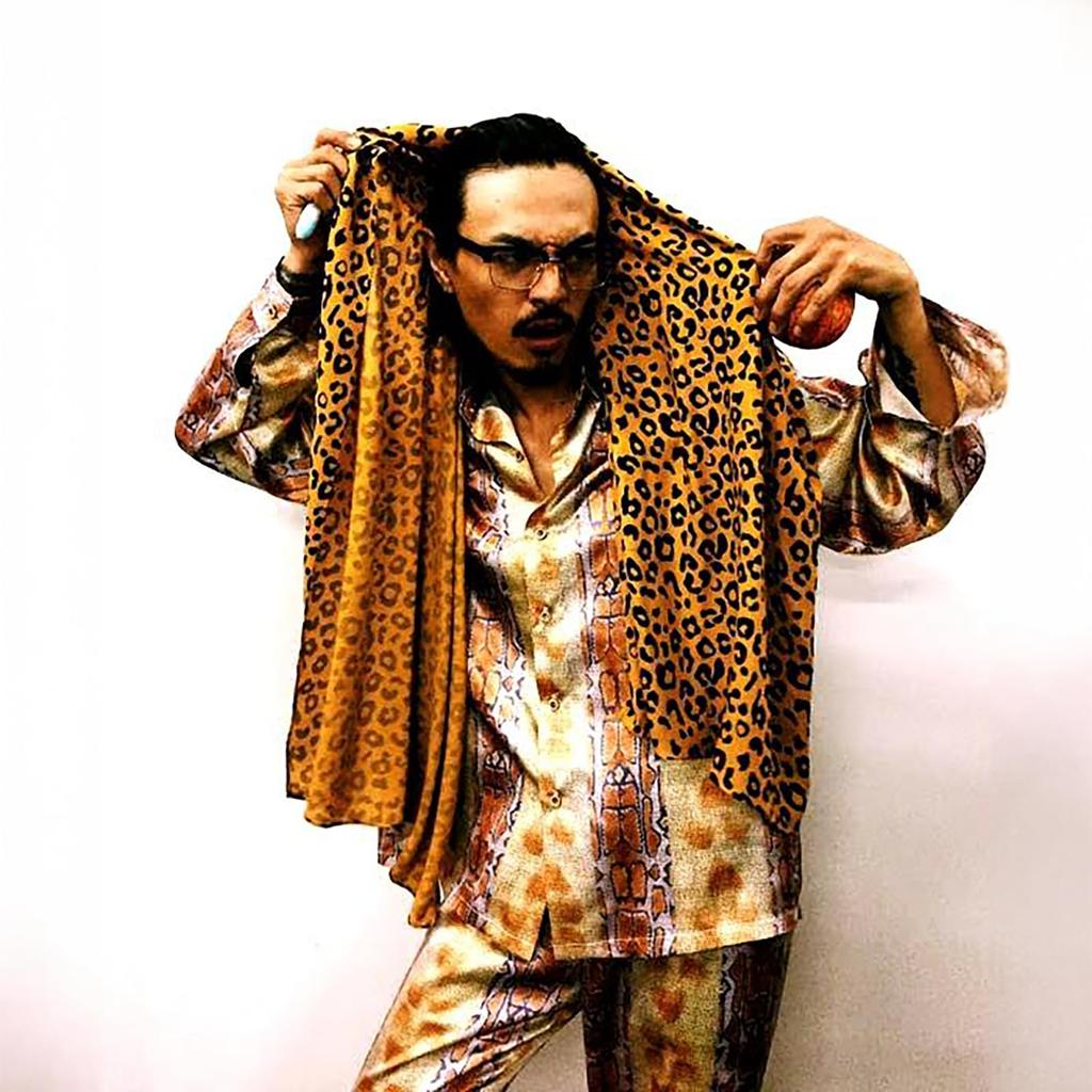 [Milky Time] Piko Taro PPAP Cosplay Kostüm, Onkel Piko, Halloween Kostüm, Spaßartikel, Jahresendparty Set