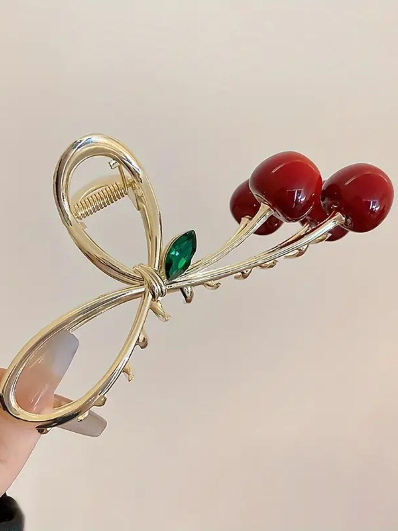 

1/2pcs Cherry Hair Paw Women s Hair Accessory
