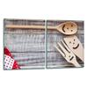 2x GLASS PROTECTIVE PLATE FOR STOVE 40x52 KITCHEN