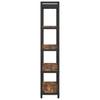 Bookshelf Smoked Oak 80 X 30 X 155 Cm Engineered Wood