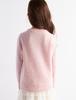 Girls' Wool Cardigan - Soft, Warm, Versatile, Skin-Friendly Solid Color Sweater