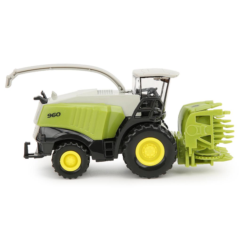 1/42 Miniature Harvester Toy Alloy And Plastic Vehicle Model Kid Educational Farm Car Toys