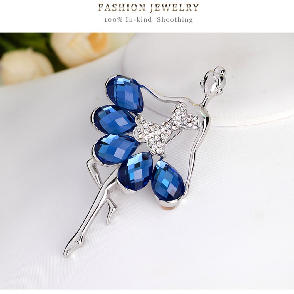 Elegante Balletttänzerin Broschen Anstecker Hübsche Blume Tänzerin Hochzeit Braut Broche