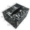 Modern Minimalist Marble-Style Tissue Box Living Room Bathroom Hotel Lounge Premium Paper Towel Holder