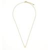 Collier Luxenter finition or jaune 18 carats - Alphabet B