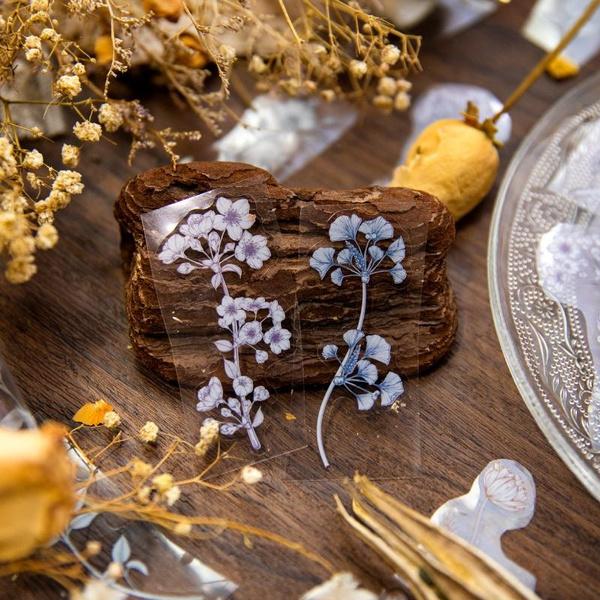 1 rolle Vintage Pflanzen & Blumen Serie PET Band Scrapbooking Dekoration Collage Journal Tagebuch Diy Aufkleber