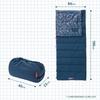 Coleman Cozy II C10 Sleeping Usable Temperature Envelope Antibacterial 84cm Suitable for Outdoor Machine Disaster Car and Guest Compact and Bag, 10°C,