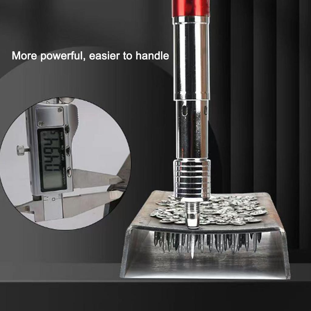 Manual Mini Steel Nail Gun Wall Nail Gun High Hardness 5 Fold Sound Suppression Easy Cleaning Portable with Hook for Ceiling