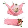 Hideaway Tunnel Warm Tube House Scratchproof Hammock Bunkbed for Reptile Animals
