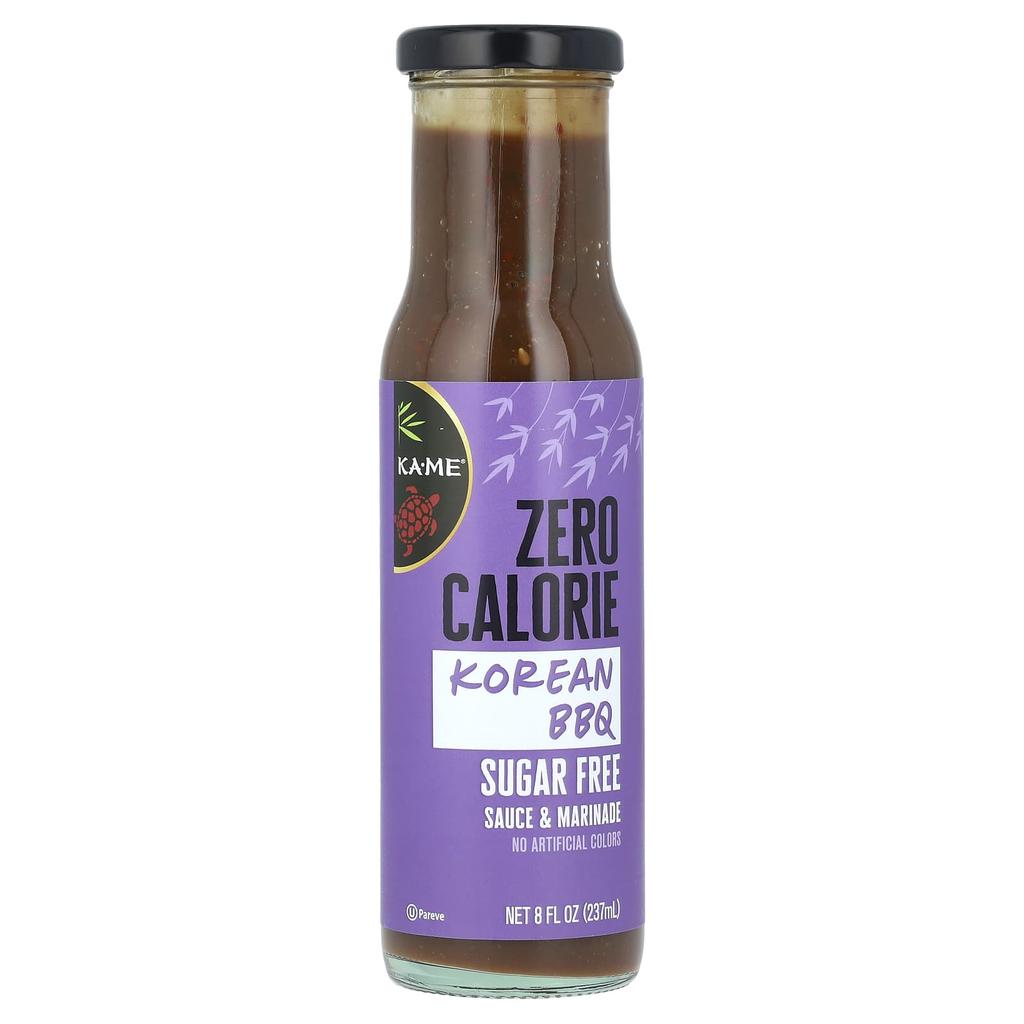 KA-ME Zero Calorie, Korean BBQ Sauce & Marinade, 8 Fl Oz (237 Ml)