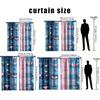 Set aus 2 Blau Rosa Gitter Herz Stern Vorhängen Süß Kühl Stil Wohnzimmer Schlafzimmer Stangentasche Dekoration Vorhang Polyester Ideal für Bereich