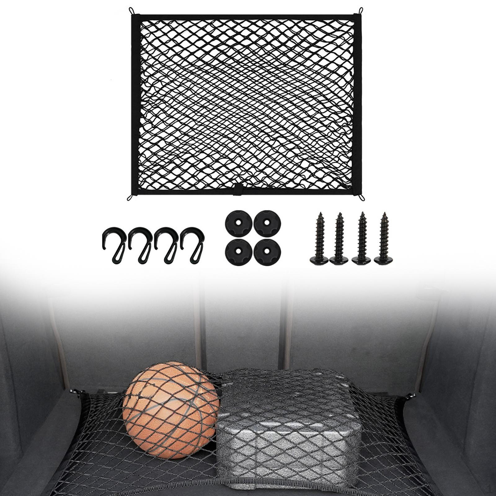 

Сетка для багажника автомобиля с крючками и винтами для внедорожников, лодок, аксессуаров 50cmx70cm