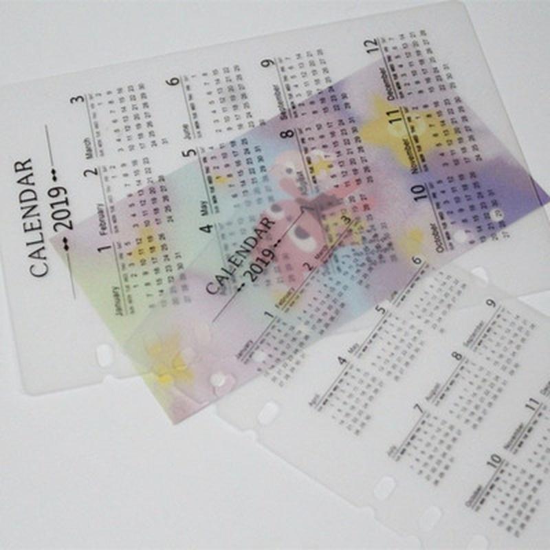 Buy Creative Calendar Divider Binder Notebooks Accessories Partition