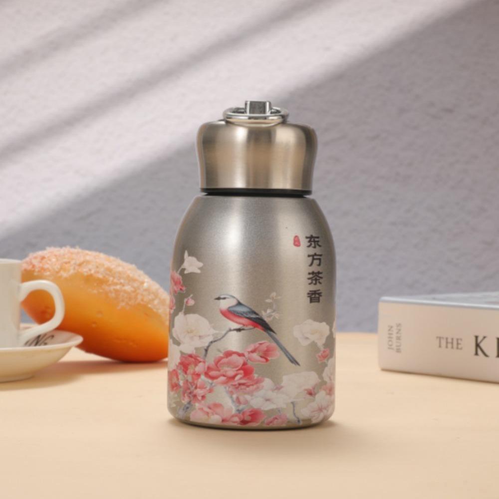 304 Stainless Steel Water Bottle Double Wall Pocket Cup New Vacuum Handy Cup Outdoor Travel Office