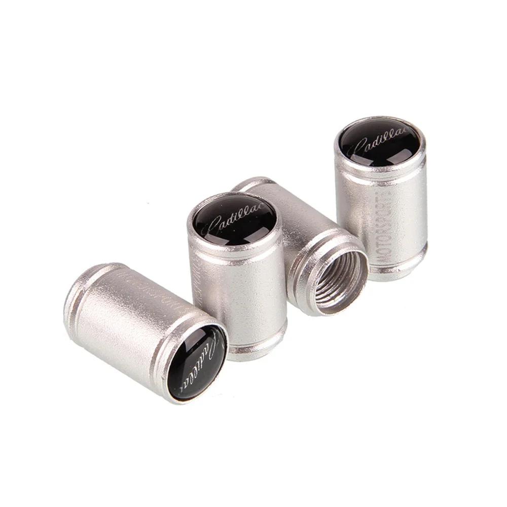 For Cadillac Logo CT5 CT6 XT5 XT6 Escalade CTS DTS SLS XLR ATS SRX Car Tire Valve Stem Caps Wheel Dustproof Air Cover Decoration