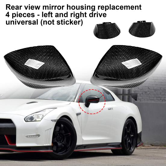 

Отличная защитная пленка для зеркала заднего вида, защитное углеродное волокно, идеально подходит
