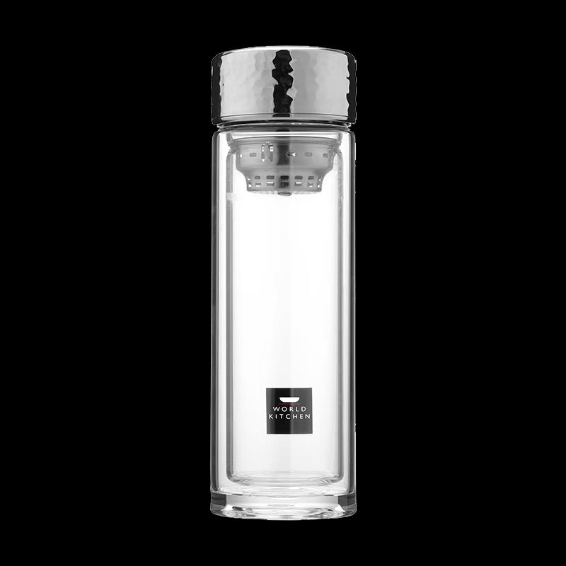 WORLD KITCHEN Hammered Lid Glass Cup