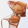 Sexy 3D Embroidered Lace Shell Cup Bra Set for Side Breast Enhancement and Smaller Busts