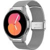 Bracelet + Case with Screen Protector for Samsung Galaxy Watch 5 44mm, Silver