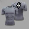 Fitness Sportswear Bleach Teenagers Tshirt Graphic Tops Tight Training Clothes Boys Compression Gym Running Basketball Clothes