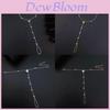 Elegant Zircon Water Drop Bracelet With Geometric Design For Womens Jewelry Gift