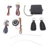 DC12V Keyless Entry Car Alarm System with Remote Engine Starter and Push To Start Iginition Button Bluetooth Type