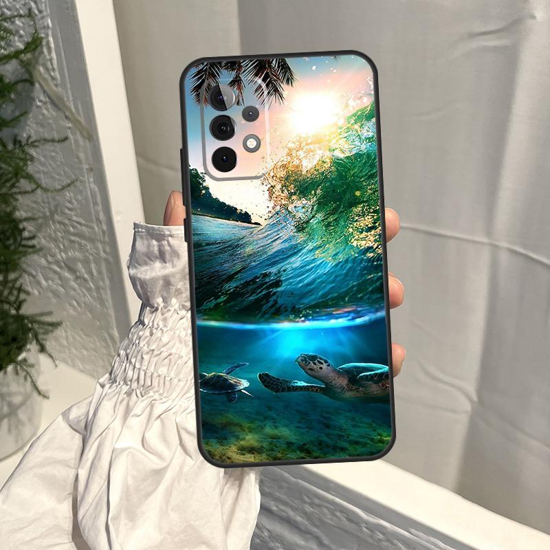

Милый мультяшный чехол-черепаха для Samsung Galaxy A35 A55 A15 A34 A54 A14 A56 A52 A53 A16 A26 A36 A32 A12 A33 A13 A17 Samsung A73 5G