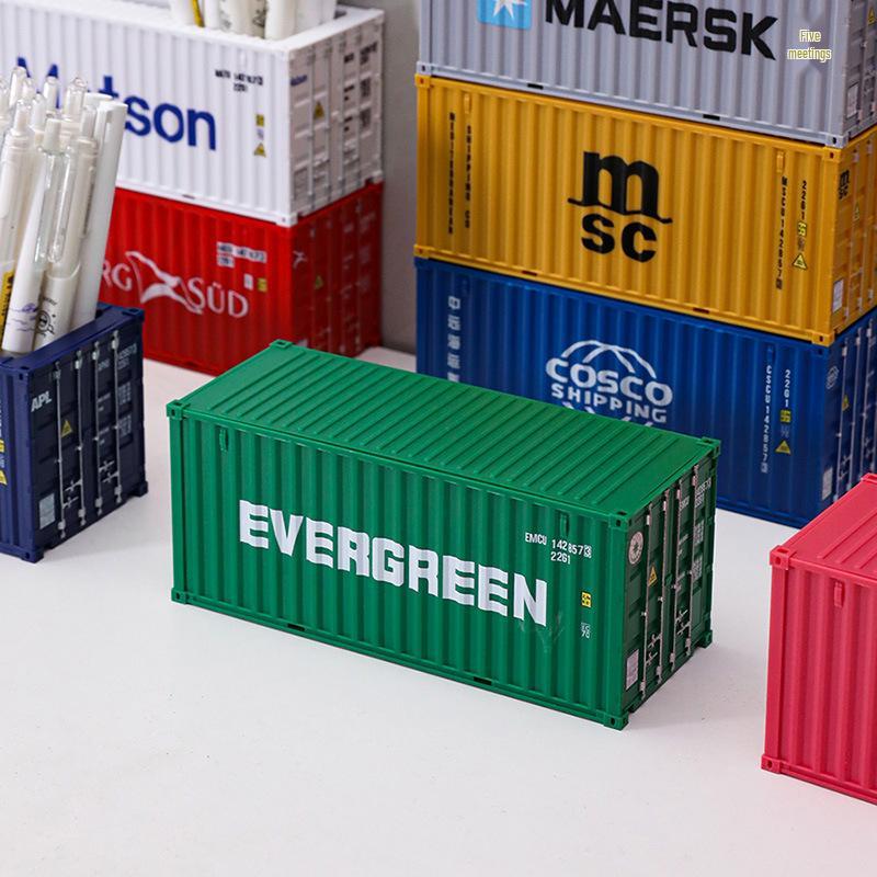1:35 Scale 20ft Container Model Simulation, Customizable with Patterns and Text - Perfect Business Anniversary Gift