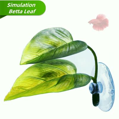 Haustiere Aquarium Dekoration Betta Entspannung Spielen Pflanzen Blatt Aquarium Dekoration Fisch Laich Dekorative Künstliche Blatt Hängematte