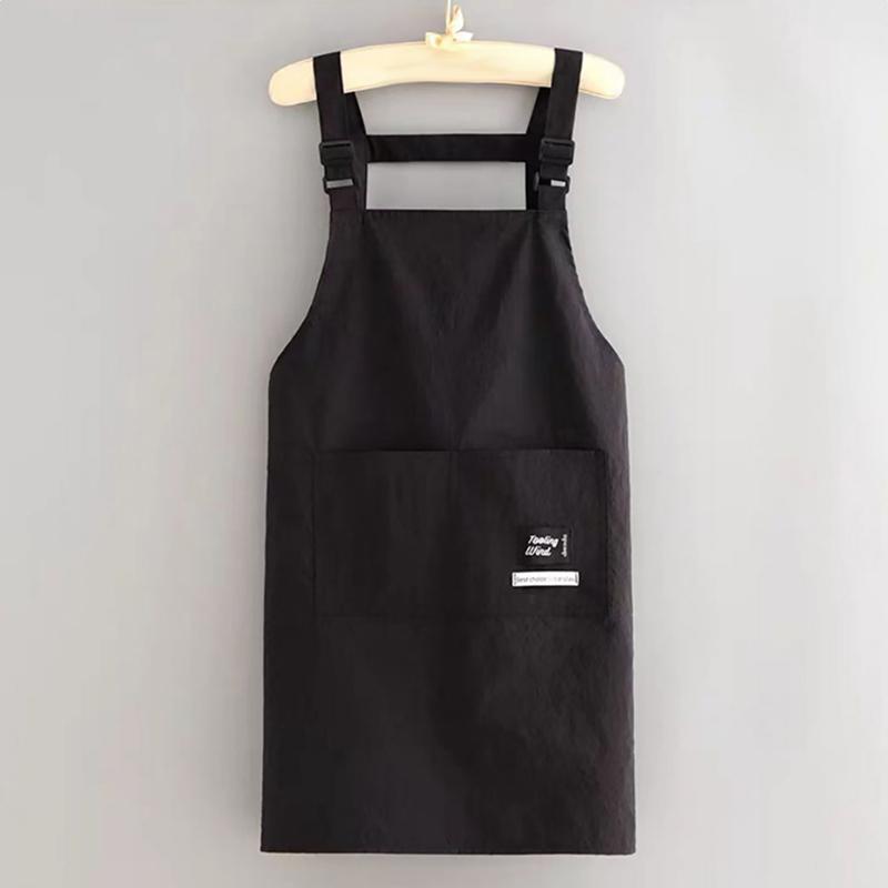 Household Canvas Apron Oil-Proof Can Wipe Hands Kitchen Cookingmen Women Adult With Tool Pockets Fashion Coffee Over Apron