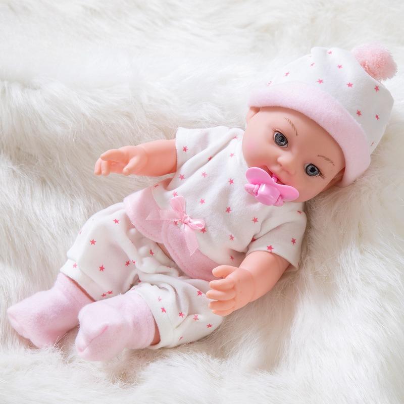 Rebirth Doll Soothing Doll Baby Doll Origin Vinyl Doll Doll Doll Children's Soft Rubber Toy Gift