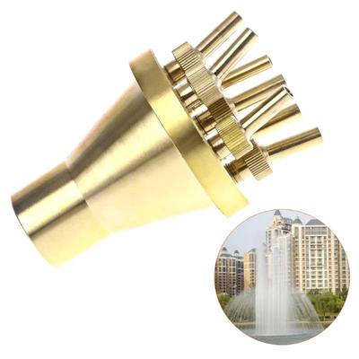 Messing Mittelgerade Stil FontänenDüse 1/2" 3/4" 1" Langlebige Blumensäulen Düse Sprinkler Universal FNPT Strahl Fontäne