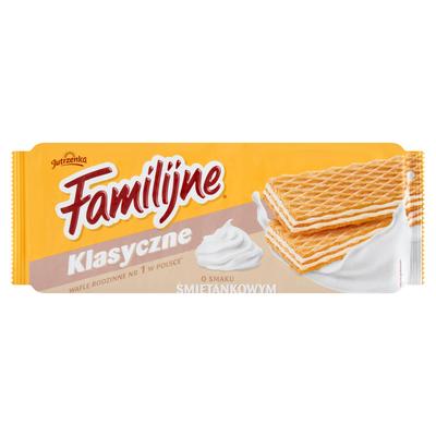 Familijne Wafle o smaku śmietankowym 180 g x 12 sztuk