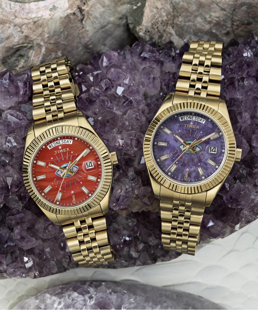 Lab Watch Quartz 5 ATM Water Resistant Mineral Glass Purple Dial TW2W63300 [TIMEX] Women's [Authentic]